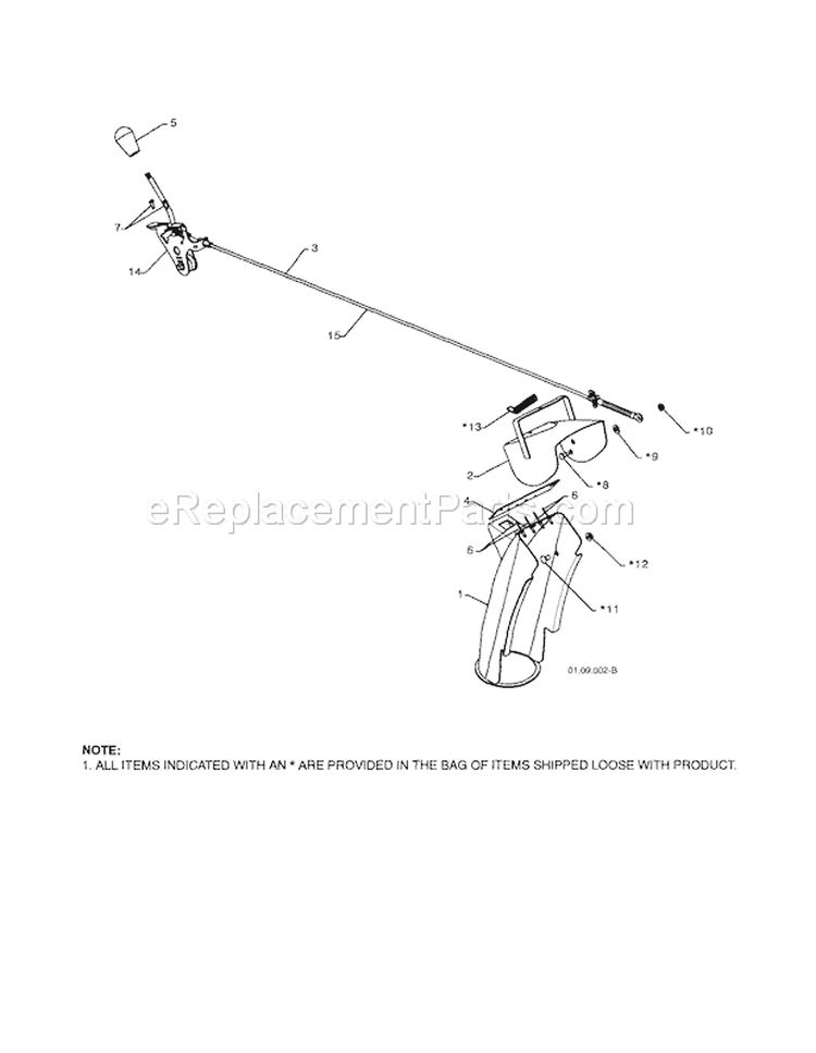 Chute & Deflector Weldmen Diagram and Parts List for 917881063  Craftsman Snow Blower