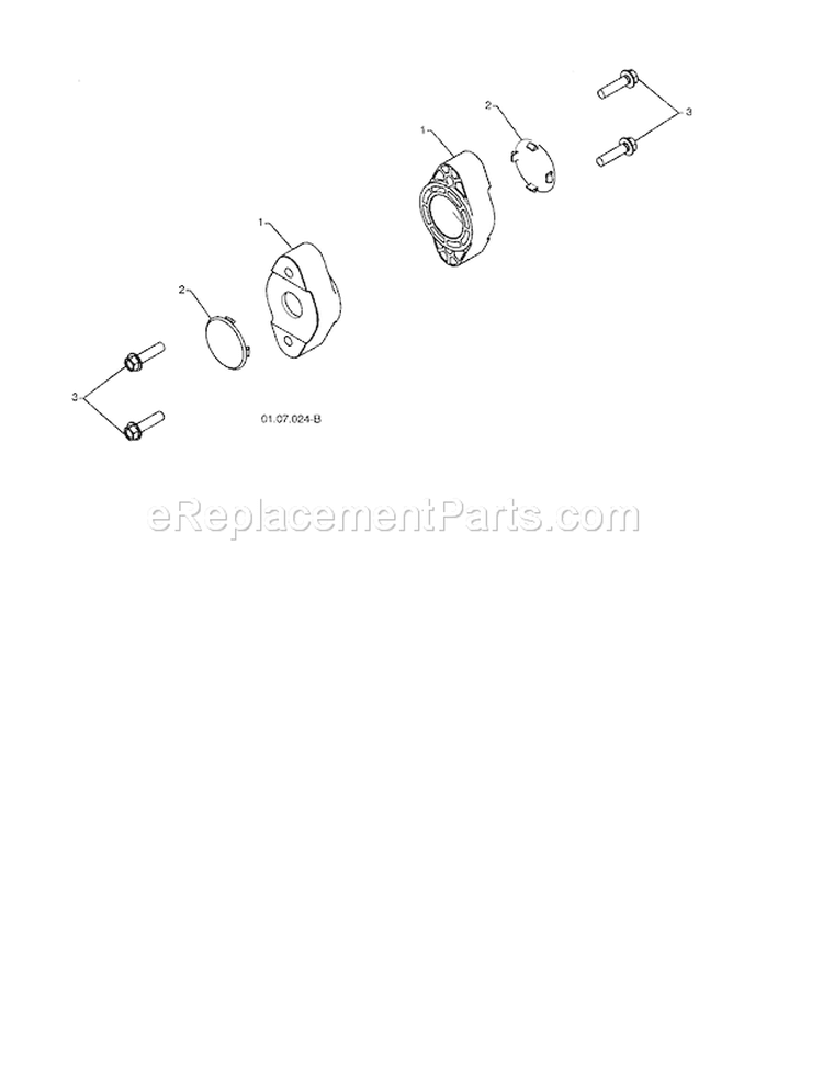 Auger Bearing Diagram and Parts List for 917885522  Craftsman Snow Blower