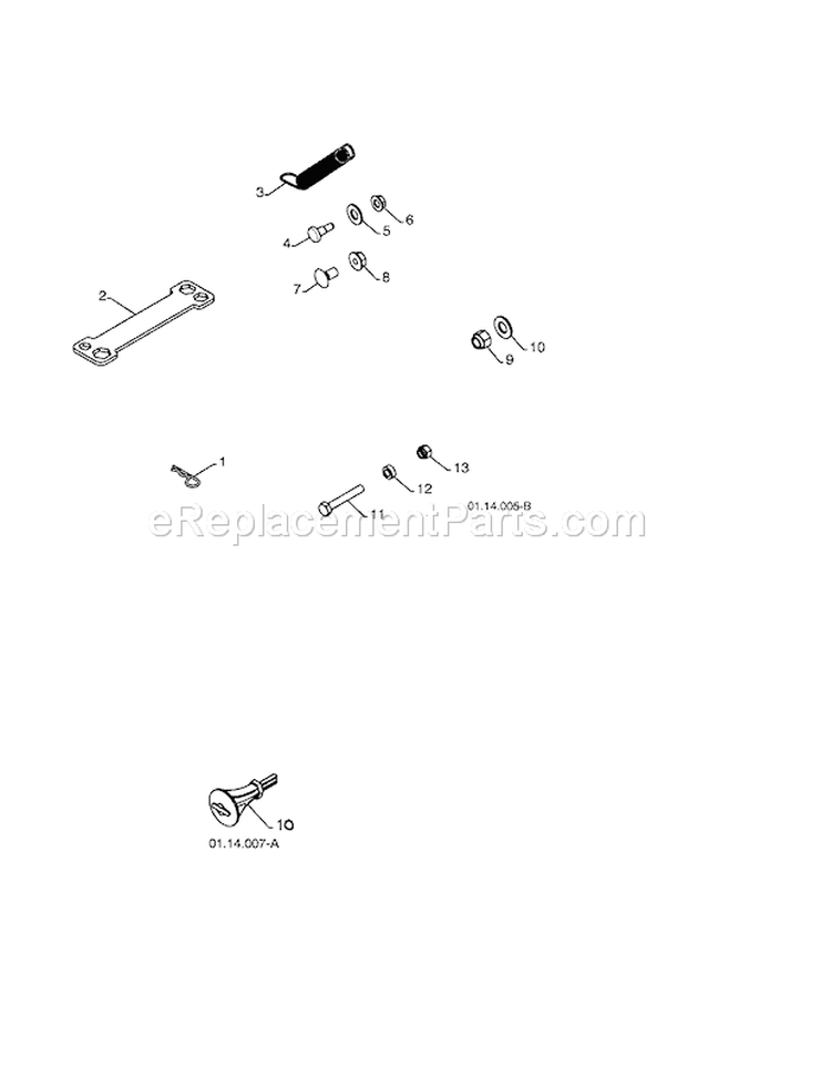 Bag Of Parts Diagram and Parts List for 917885522  Craftsman Snow Blower