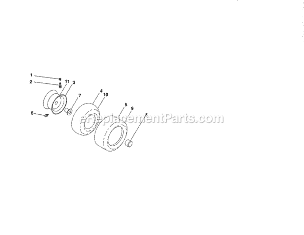 Page J Diagram and Parts List for 917986340  Craftsman Lawn Tractor