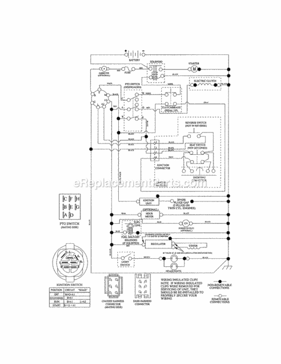 Page K Diagram and Parts List for 917986450  Craftsman Lawn Tractor
