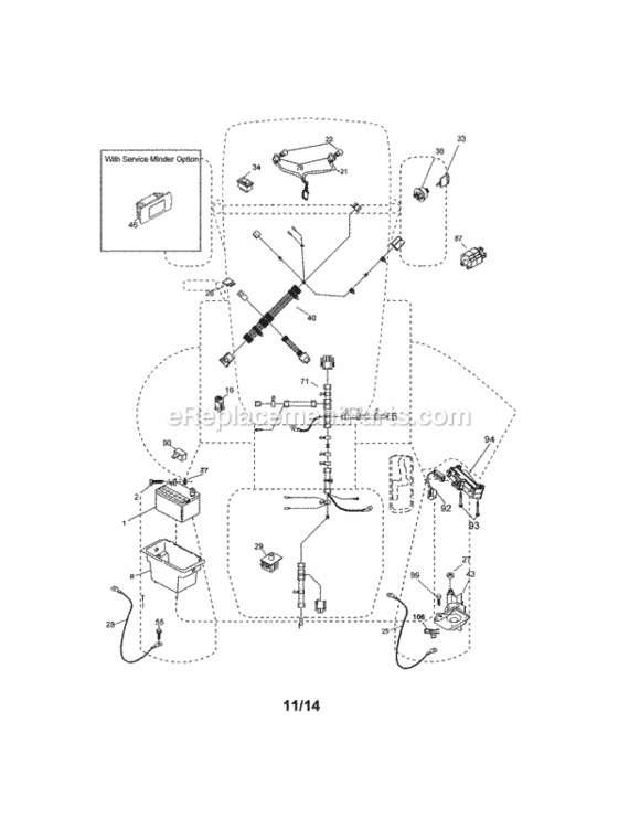 Page A Diagram and Parts List for 917990390  Craftsman Lawn Tractor