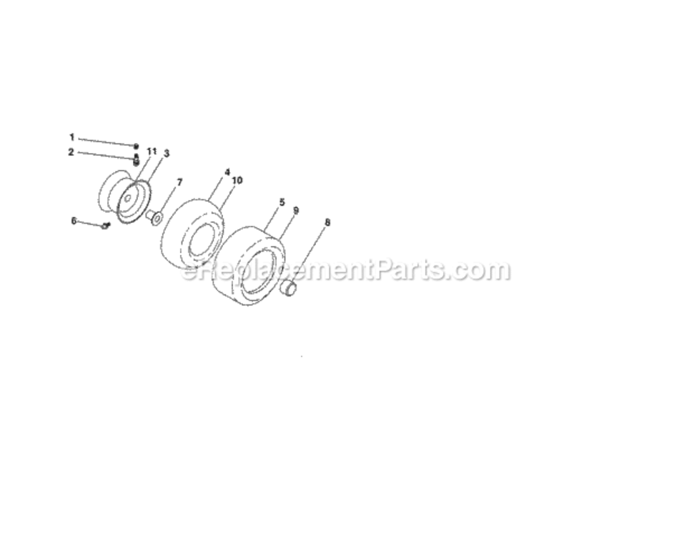 Page J Diagram and Parts List for 917990480  Craftsman Lawn Tractor