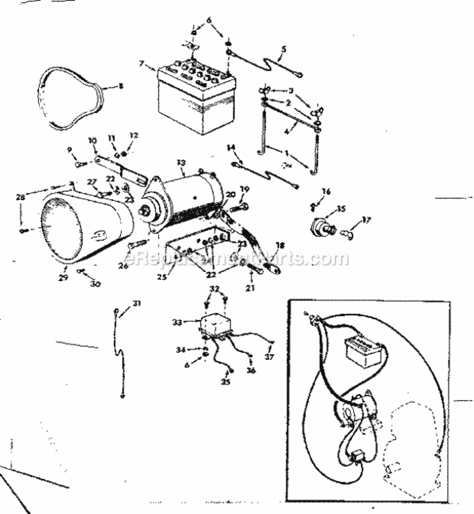 Page D Diagram and Parts List for 91799400  Craftsman Lawn Tractor