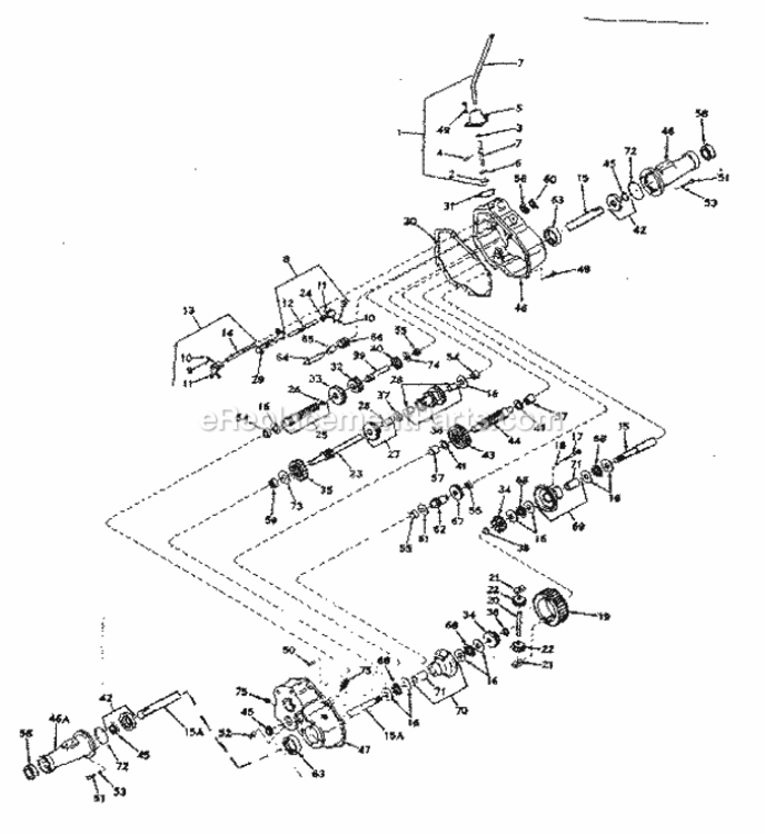 Page E Diagram and Parts List for 91799820  Craftsman Lawn Tractor