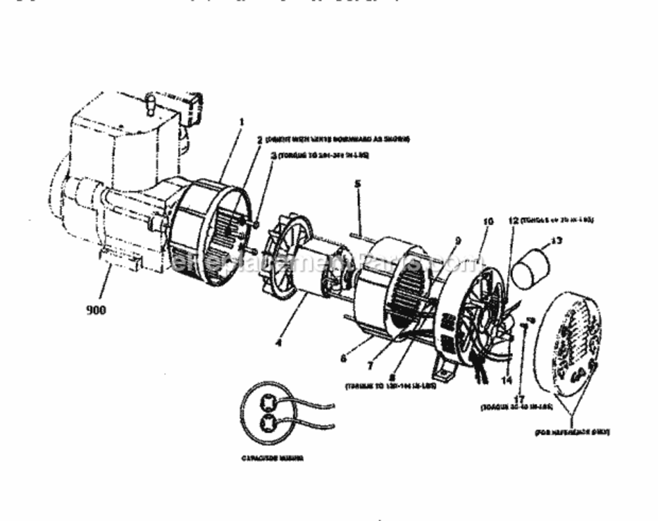 Page B Diagram and Parts List for 919326510  Craftsman Generator