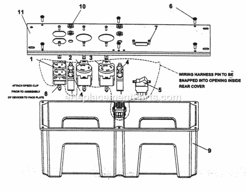 Page D Diagram and Parts List for 919670040  Craftsman Generator