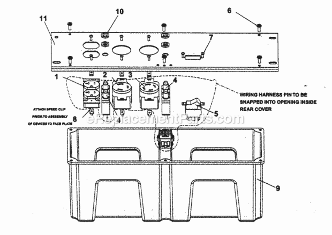 Page D Diagram and Parts List for 919670041  Craftsman Generator