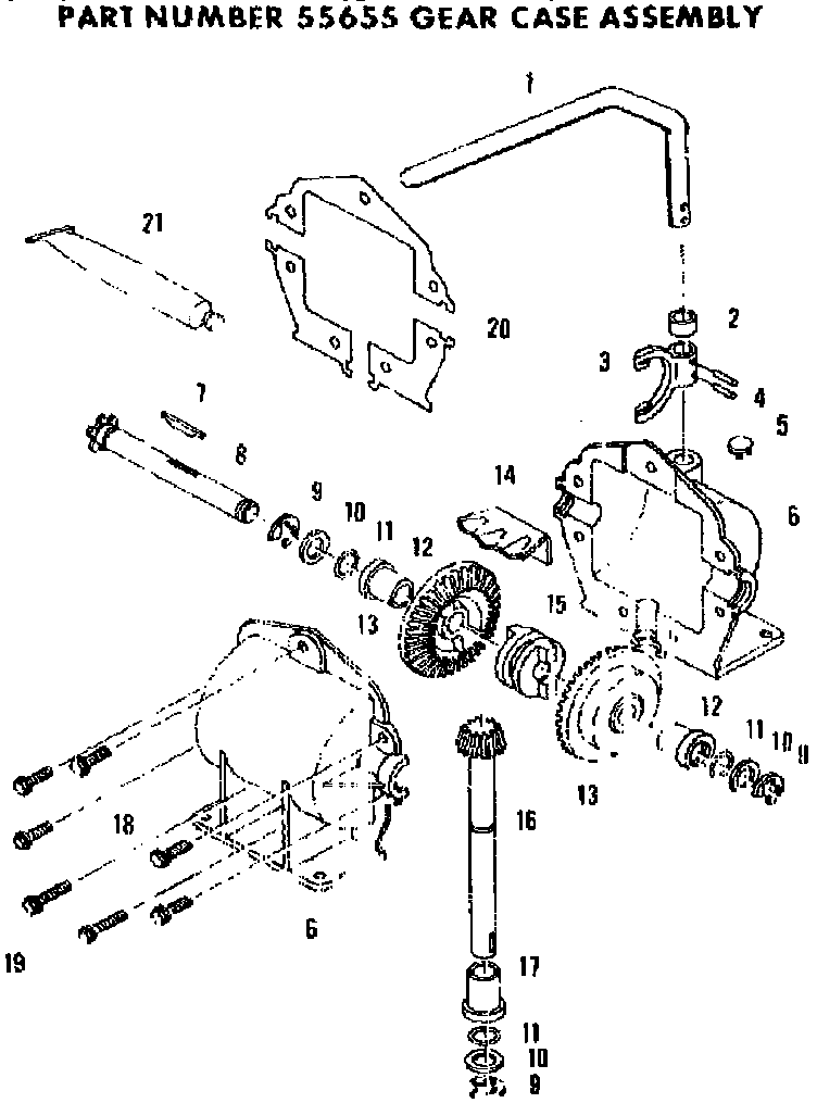 Replacement Parts Diagram and Parts List for 13155655  Craftsman Lawn Tractor