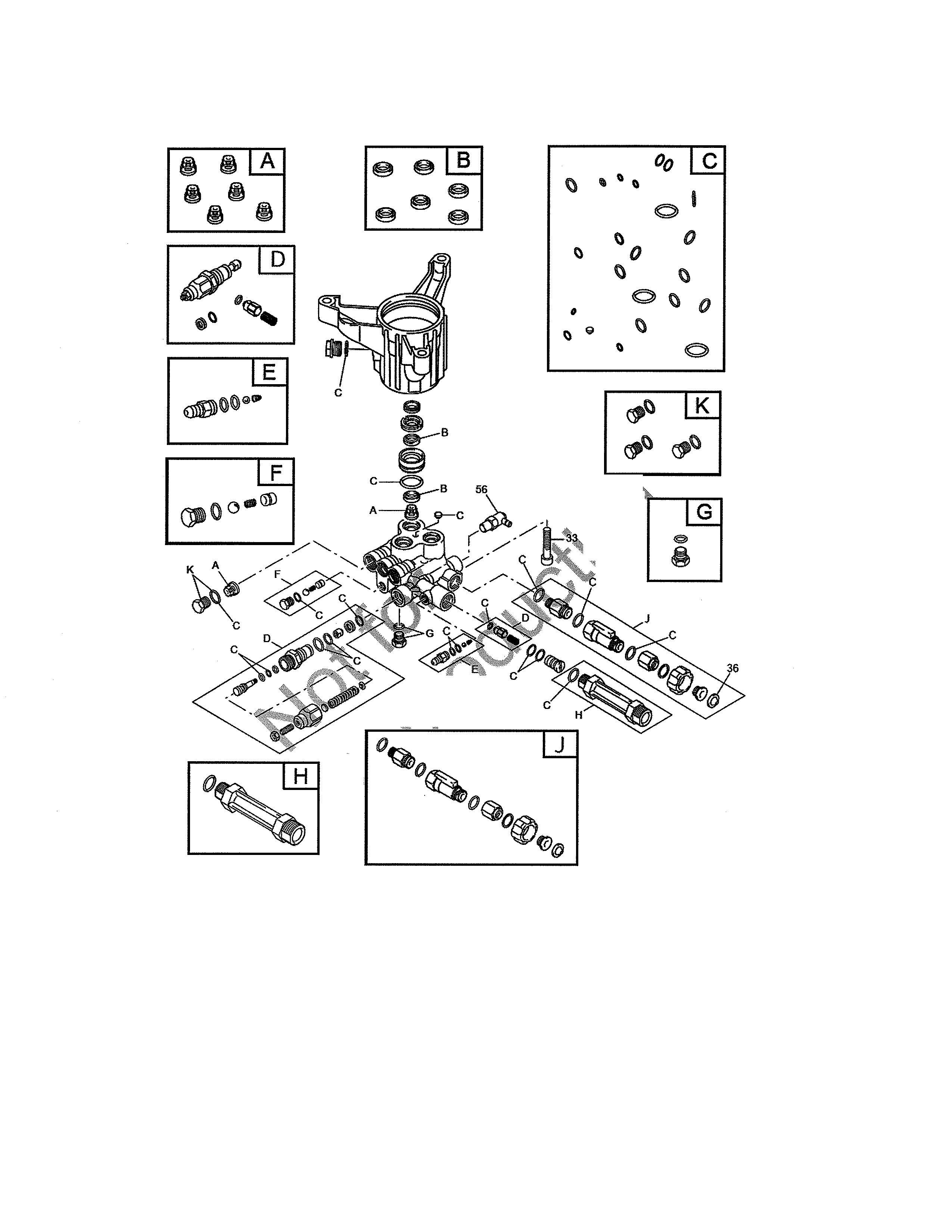 Pump Diagram and Parts List for 580754952  Craftsman Pressure Washer