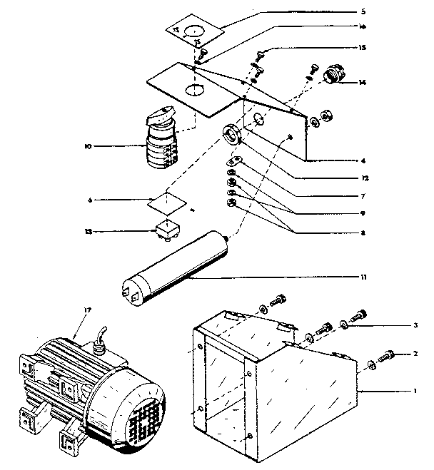 Electrical Equipment Diagram and Parts List for 5492892  Craftsman Lathe