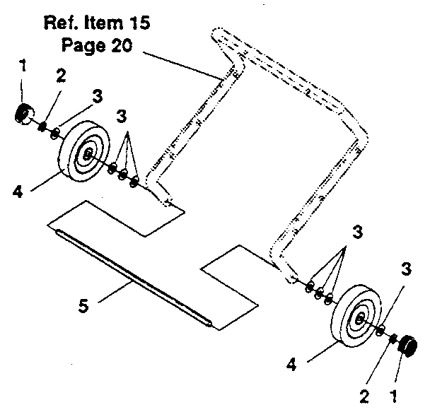 Wheel Diagram and Parts List for 536884330  Craftsman Snow Blower