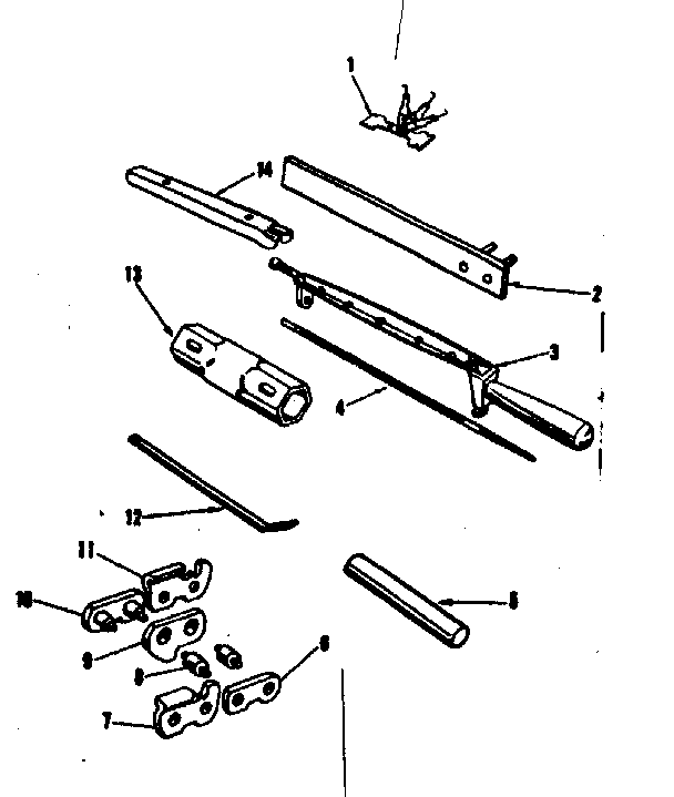 Optional Equipment Diagram and Parts List for 917352010  Craftsman Chainsaw