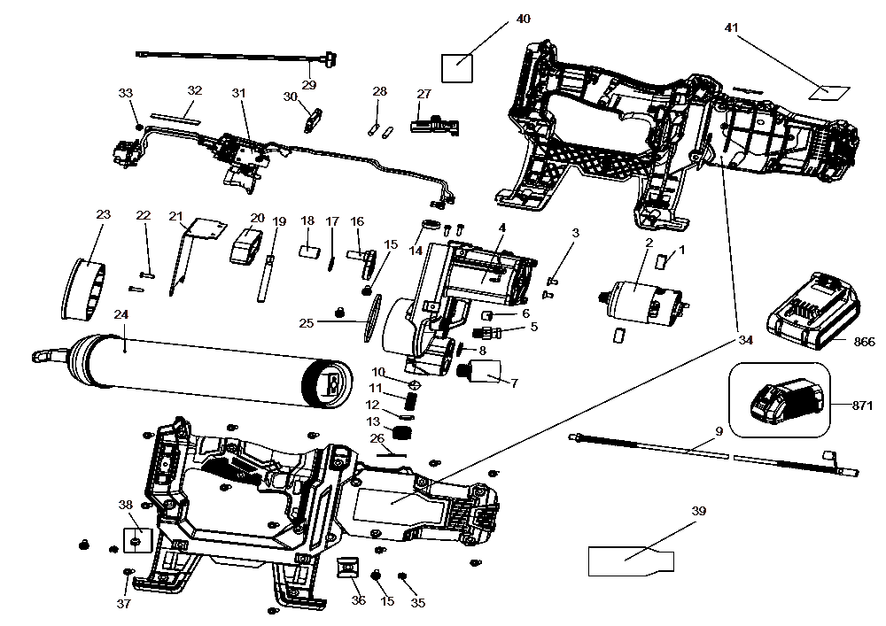Diagram Diagram and Parts List for CMCGG001D1 Type 1 Craftsman Miscellaneous