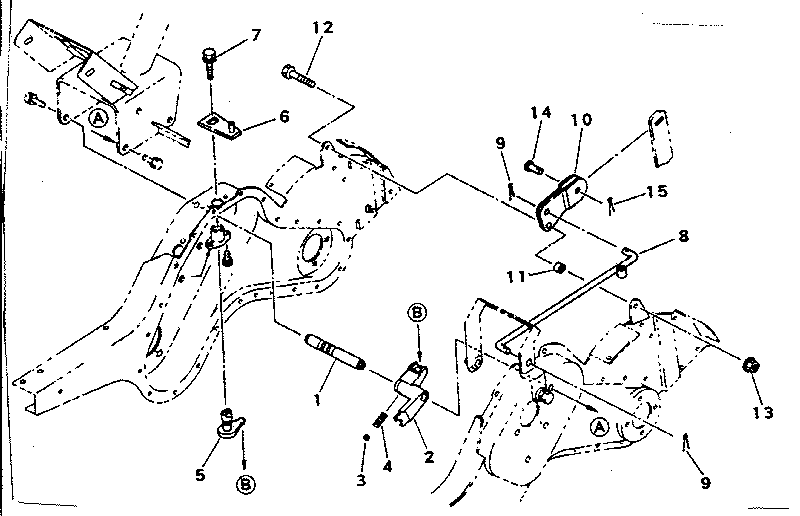 Shift Mechanism Crt/srt Diagram and Parts List for 636299950  Craftsman Engine
