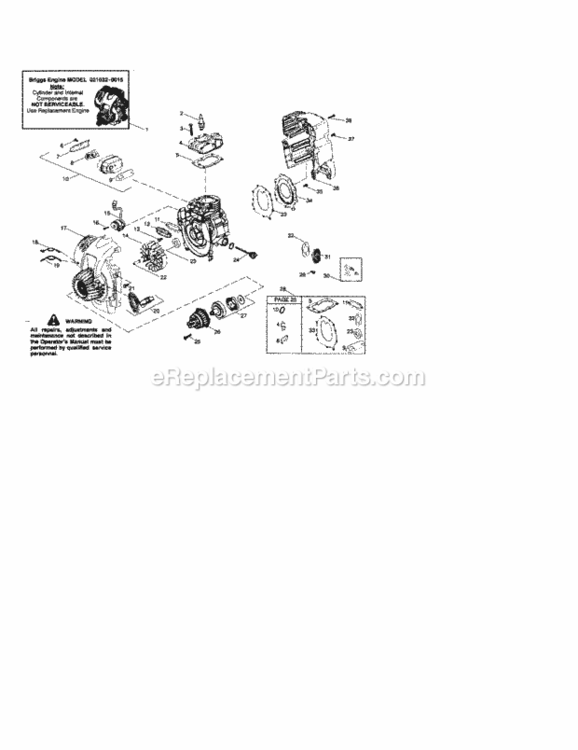 Page B Diagram and Parts List for 944515580  Craftsman Trimmer