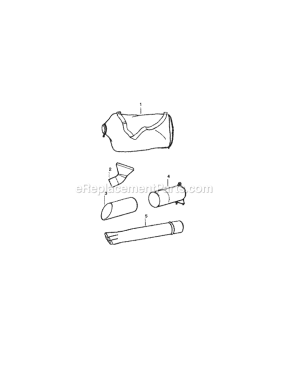 Page C Diagram and Parts List for 944515743  Craftsman Leaf Blower / Vacuum