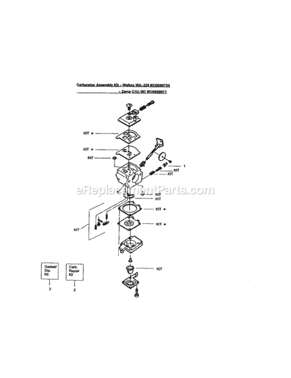 Page C Diagram and Parts List for 944517360  Craftsman Trimmer