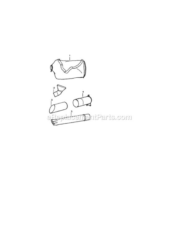 Page C Diagram and Parts List for 944517742  Craftsman Leaf Blower / Vacuum