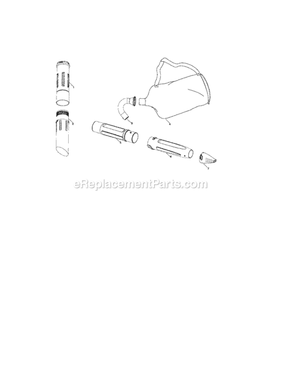 Page C Diagram and Parts List for 944518250  Craftsman Leaf Blower / Vacuum