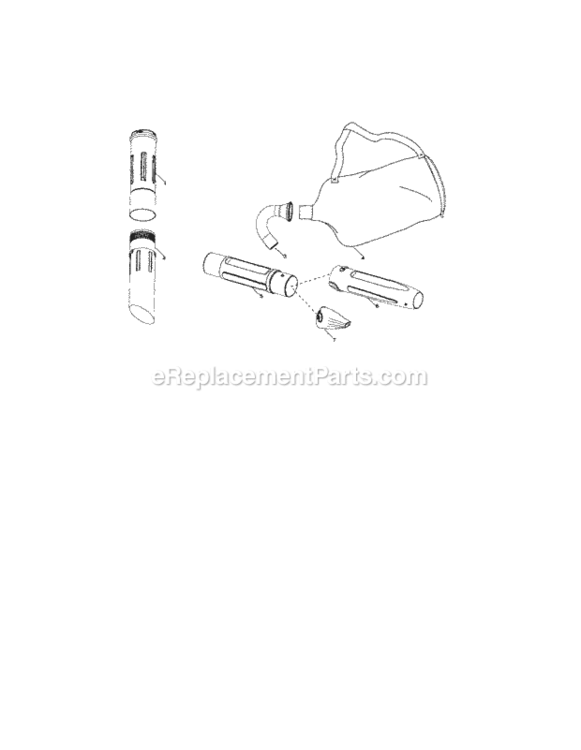 Page C Diagram and Parts List for 944518252  Craftsman Leaf Blower / Vacuum