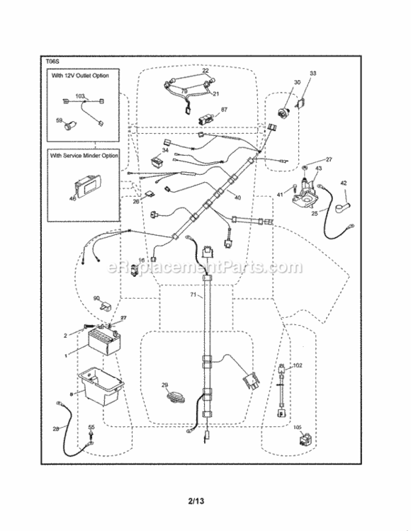 Page A Diagram and Parts List for 944603620  Craftsman Lawn Tractor