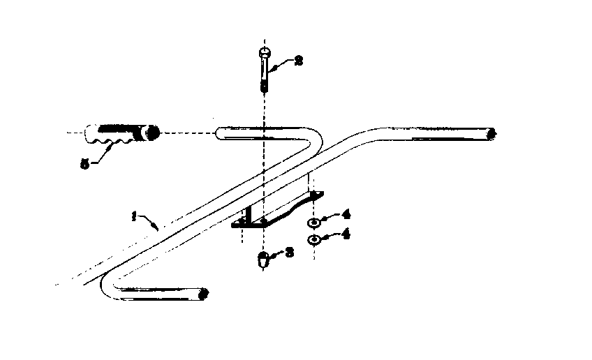 Handle Diagram and Parts List for 5803183-4  Craftsman Engine
