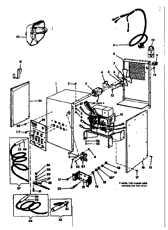 Unit Diagram and Parts List for 113207810  Craftsman Welder