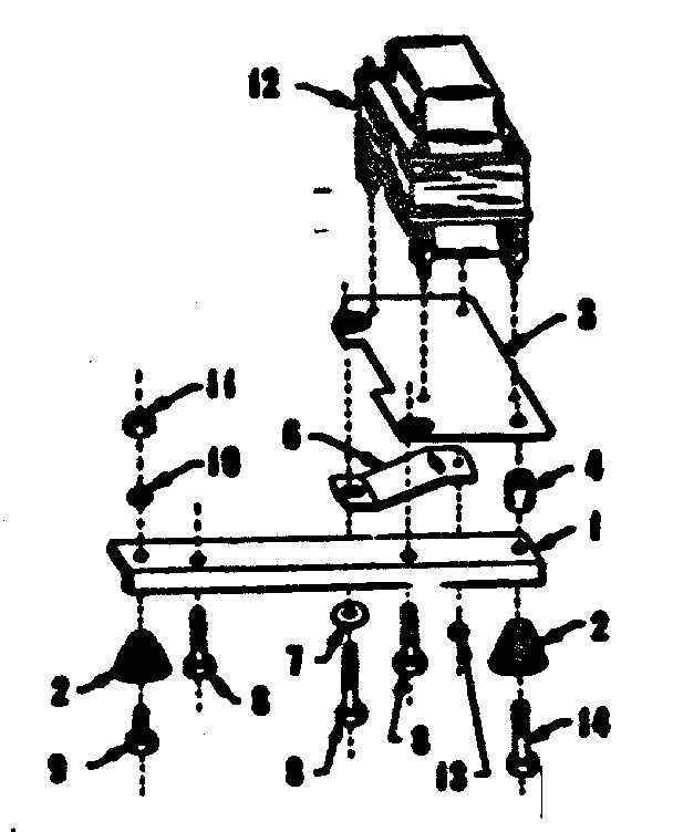 Reactor Assembly & Engine Mounting Support Diagram and Parts List for 580321519  Craftsman Engine
