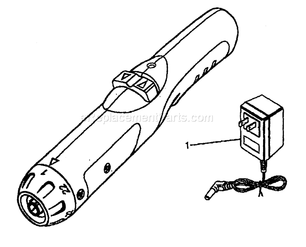 Screwdriver Diagram and Parts List for 973111380  Craftsman Cordless Drill