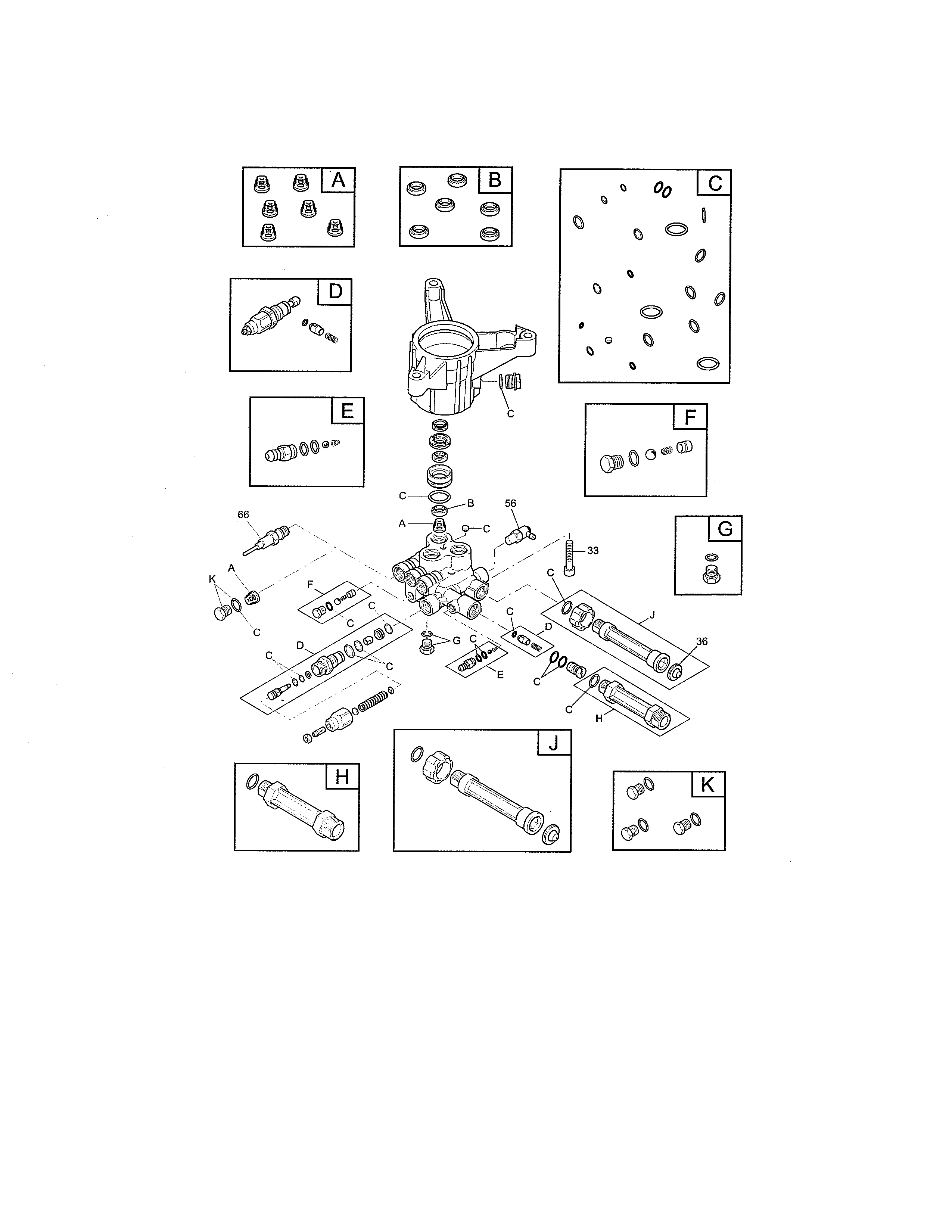 Pump Diagram and Parts List for 580752950  Craftsman Pressure Washer