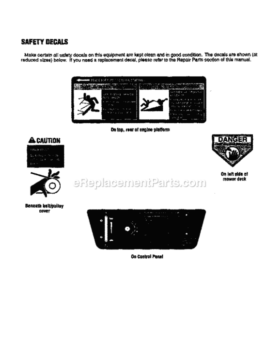 Page F Diagram and Parts List for 987889010  Craftsman Lawn Mower