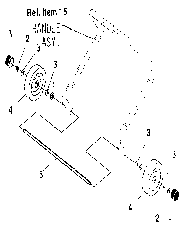 Wheel Diagram and Parts List for 536884350  Craftsman Snow Blower