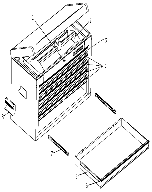 Unit Parts Diagram and Parts List for 65756  Craftsman Tool Stand & Cart