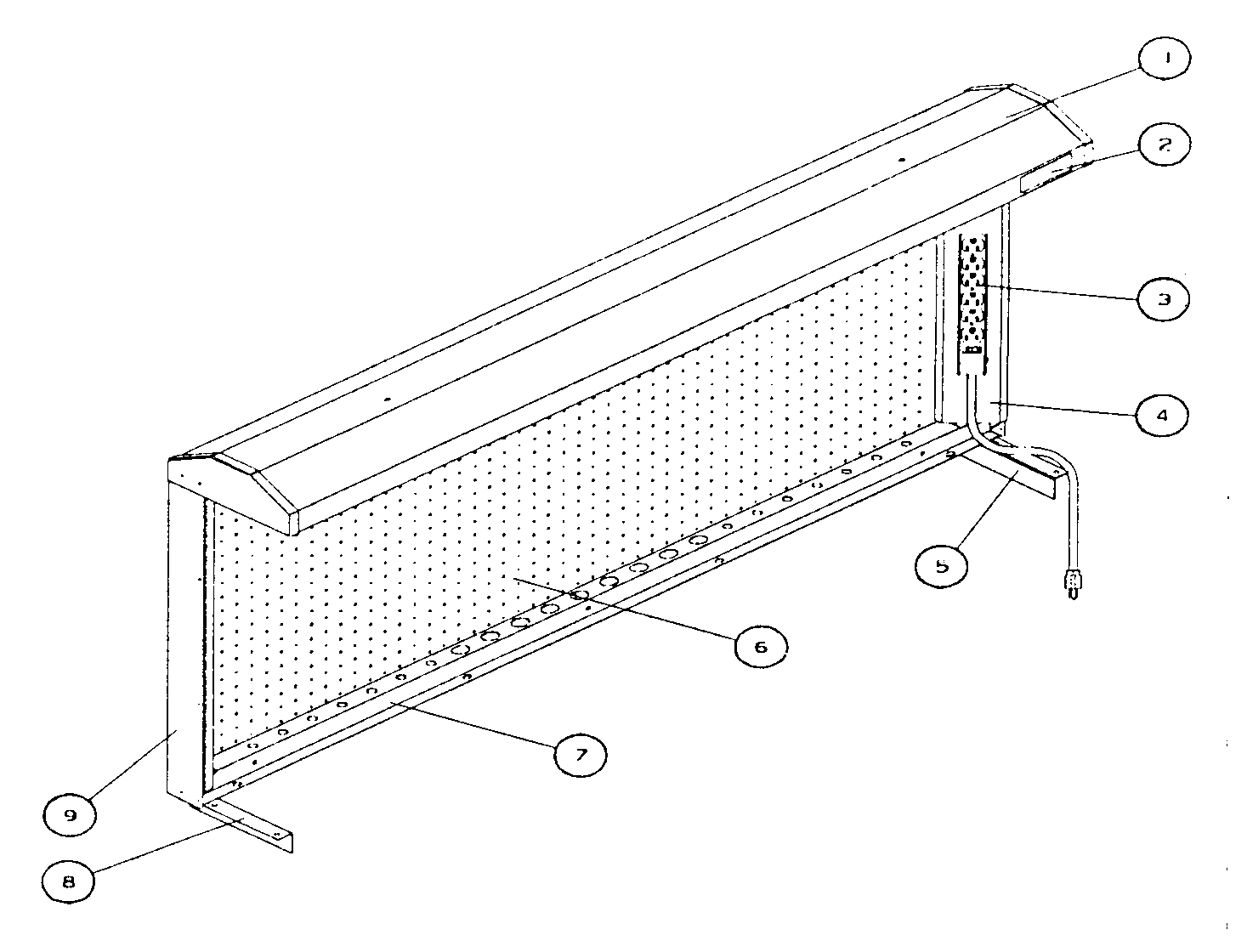 Cabinet Parts Diagram and Parts List for 706599450  Craftsman Tool Stand & Cart
