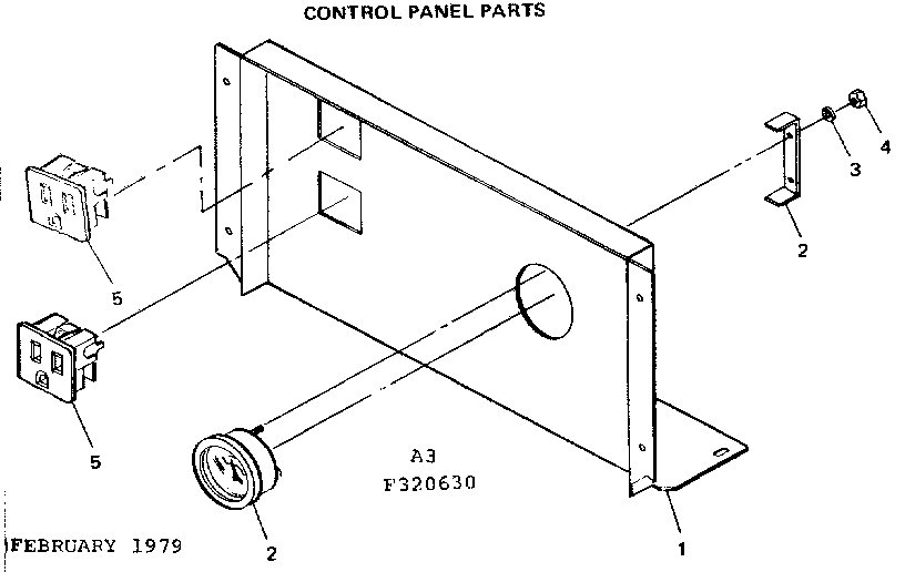 Control Panel Parts Diagram and Parts List for 580320630  Craftsman Engine