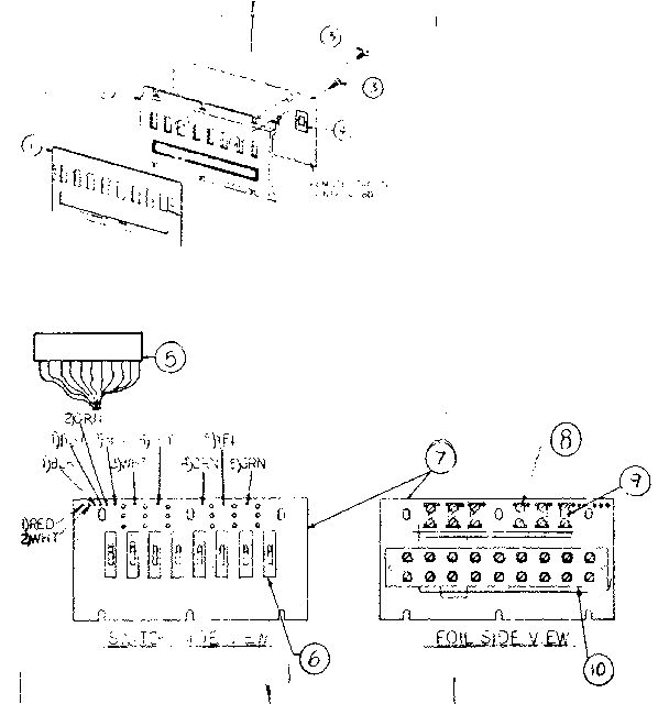 Control Board Diagram and Parts List for 11335170  Craftsman Compressor
