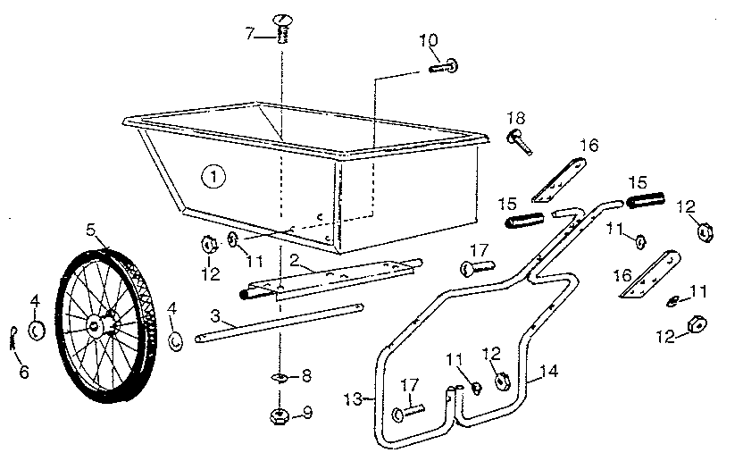 Replacement Parts Diagram and Parts List for 61024352  Craftsman Tool Stand & Cart