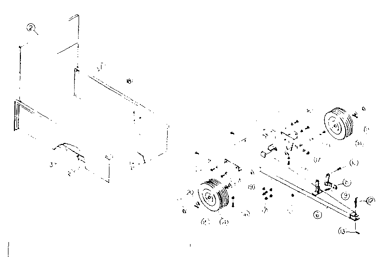 Replacement Parts Diagram and Parts List for 61026358  Craftsman Tool Stand & Cart