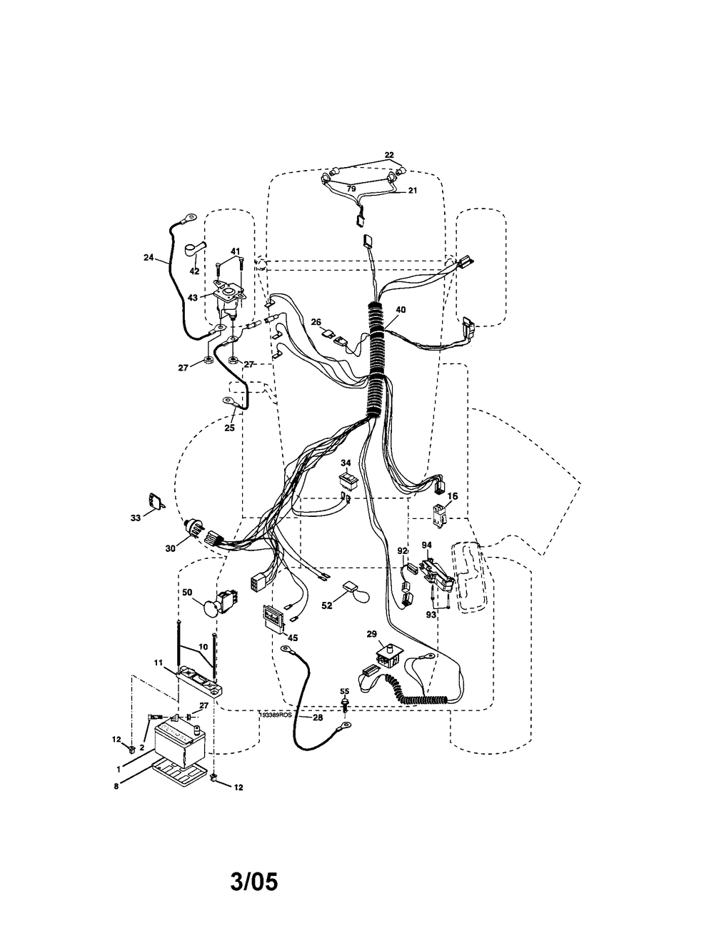 Diagram Diagram and Parts List for 917275700 Type 0 Craftsman Lawn Tractor