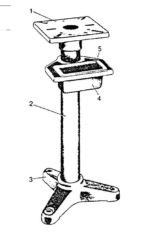 Unit Parts Diagram and Parts List for 35119210  Craftsman Tool Stand & Cart