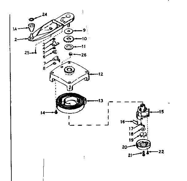 No-pull Starter No. 590379 Diagram and Parts List for 143174042  Craftsman Engine