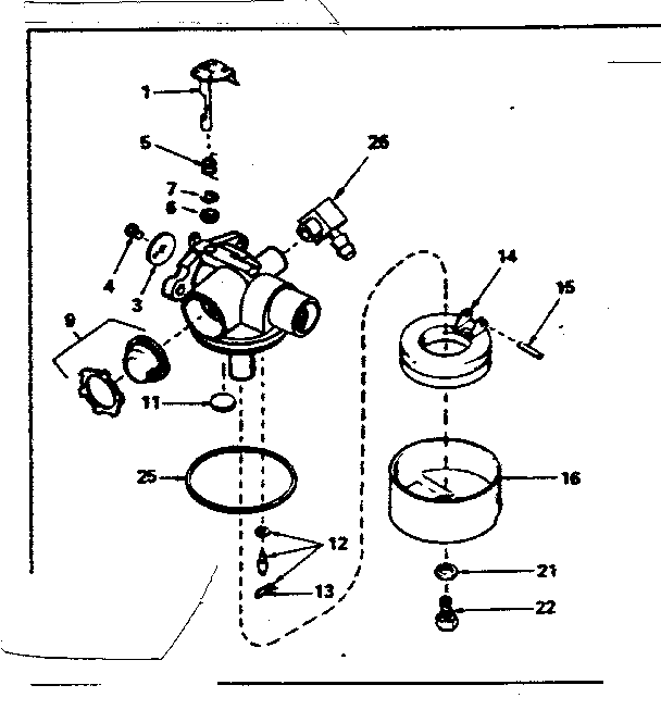 Replacement Parts Diagram and Parts List for 143384562  Craftsman Engine