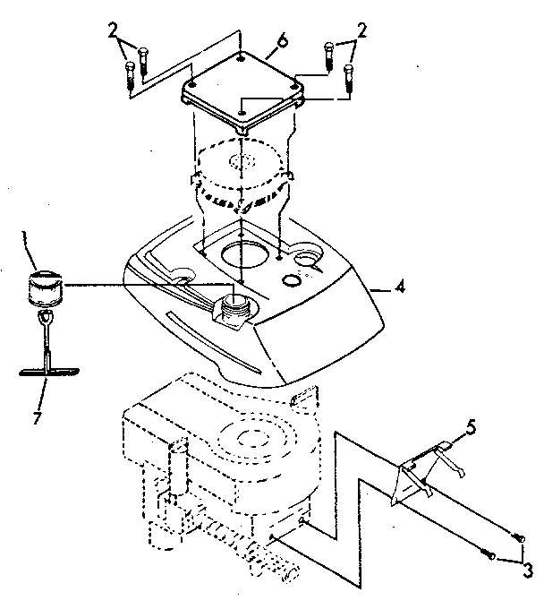 Tank Assembly Diagram and Parts List for 917383420  Craftsman Lawn Mower