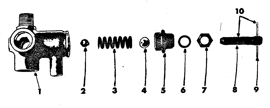Bypass Valve Diagram and Parts List for 471461321  Craftsman Pressure Washer