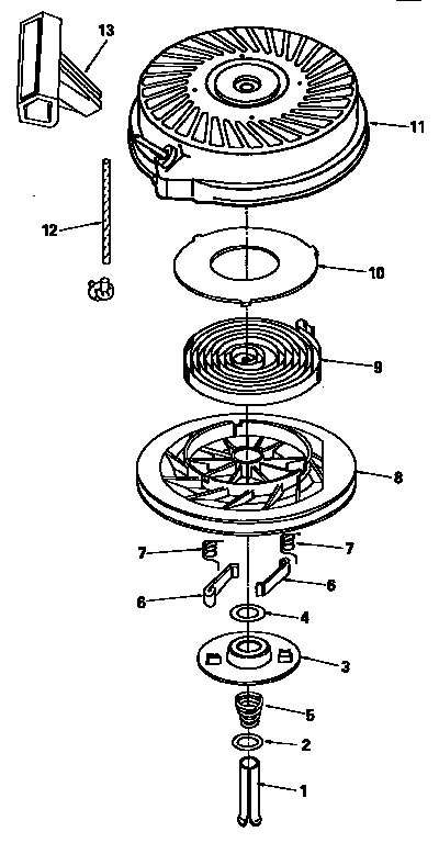 Starter 590686 (71/143) Diagram and Parts List for 143424272  Craftsman Engine