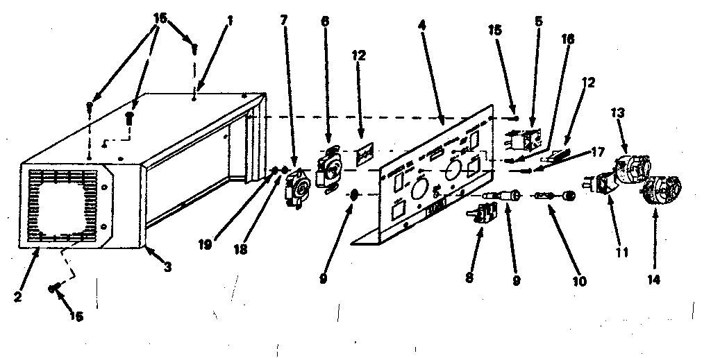 Control Panel Diagram and Parts List for 580321851  Craftsman Engine