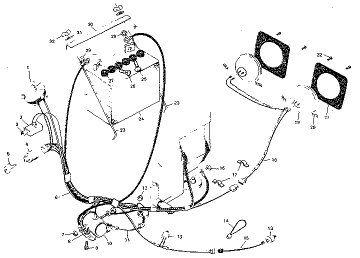 Wiring Diagram and Parts List for 536963631  Craftsman Lawn Mower