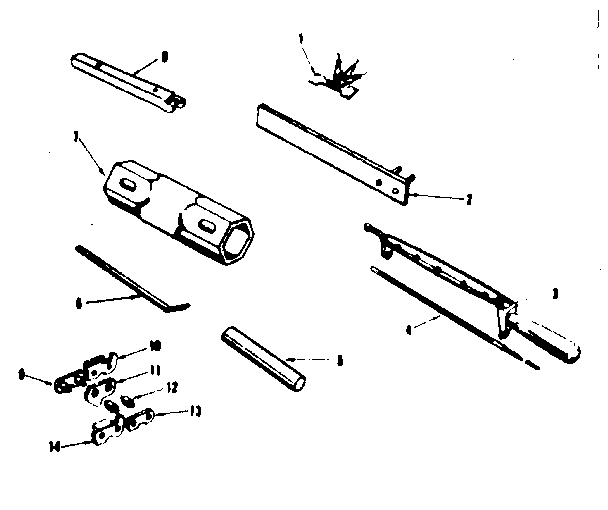 Optional Equipment Diagram and Parts List for 917350261  Craftsman Chainsaw