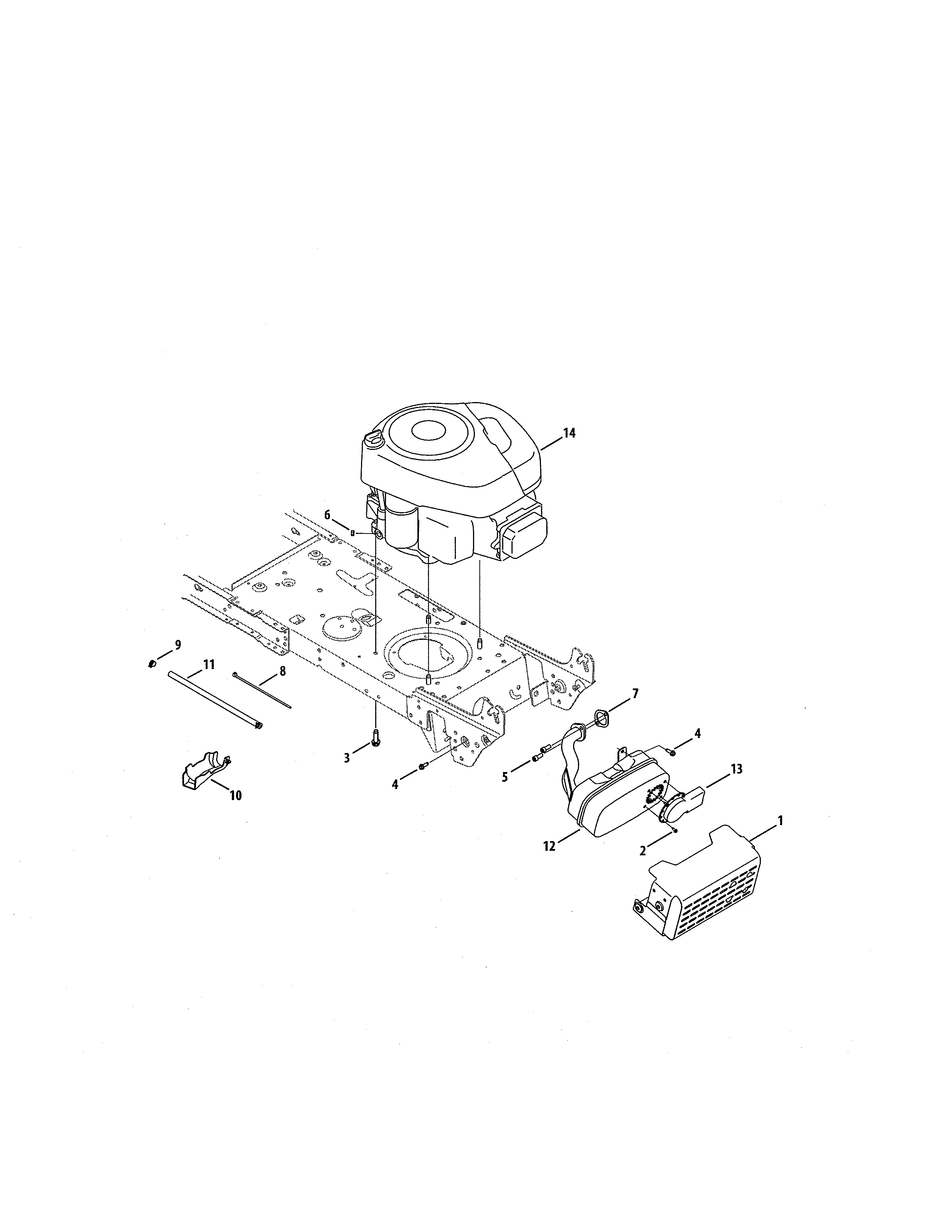 33r877-0007-g1 Engine Diagram and Parts List for 247203751  Craftsman Lawn Tractor
